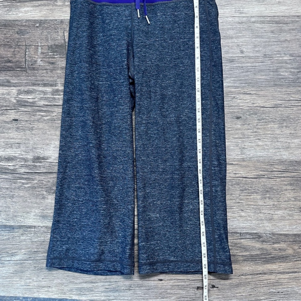 Lululemon Athletica Heathered Gray Cropped Pants Capri size 4